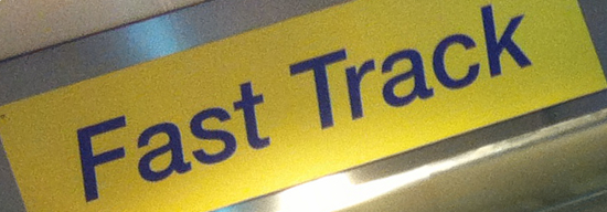 fast track sign